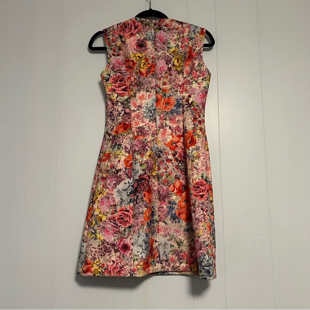 Valentino Floral Printed Sleeveless Mini Dress - Picture 9 of 16